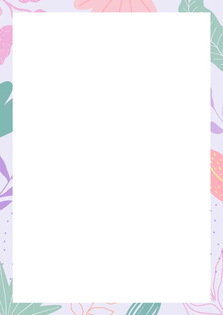 simple border designs for a4 size paper