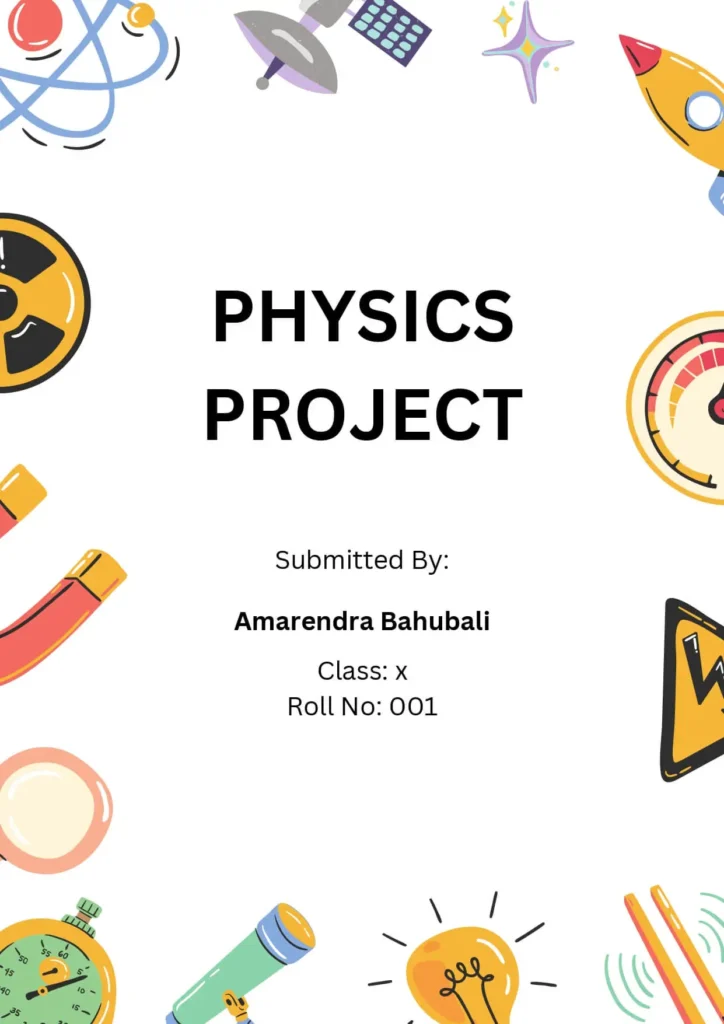 physics project front page design 5