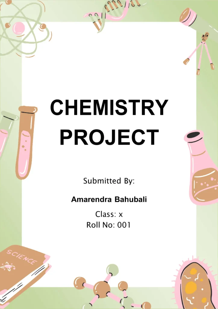 chemistry front page design 5