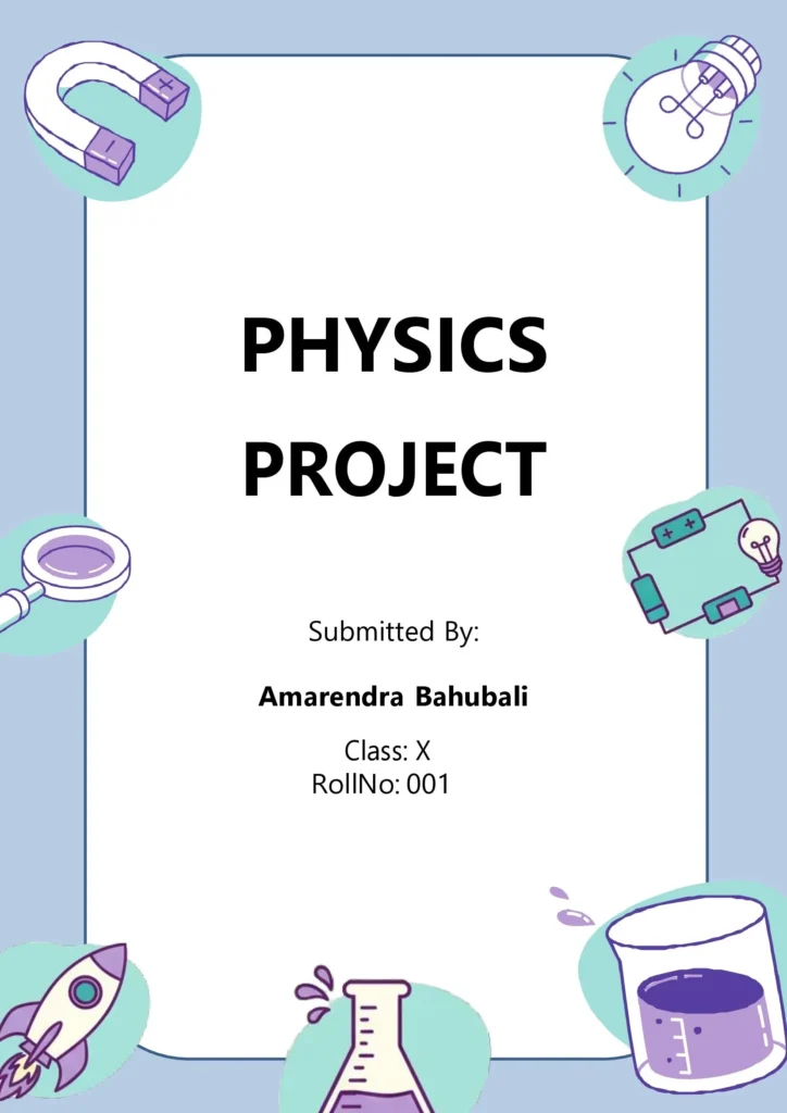physics project front page 3