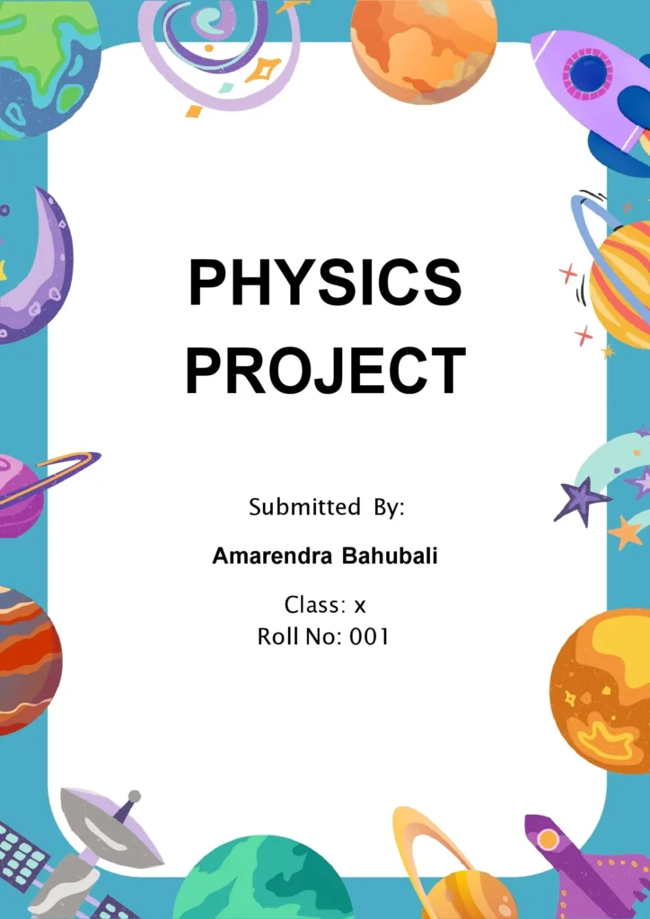 physics project front page 15