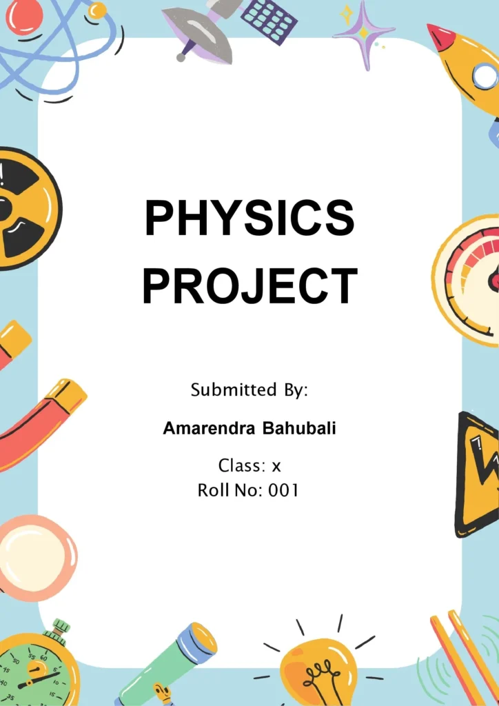 physics project front page 21