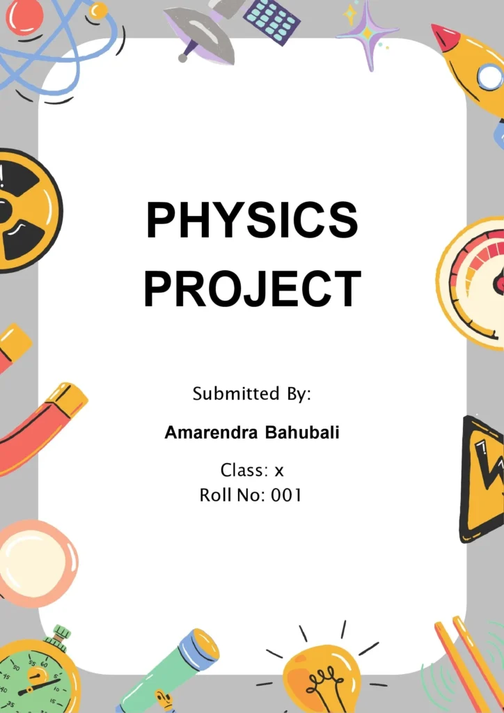 physics project front page 23