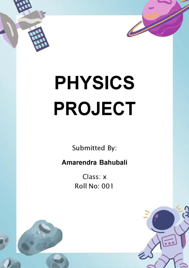 physics project front page 6